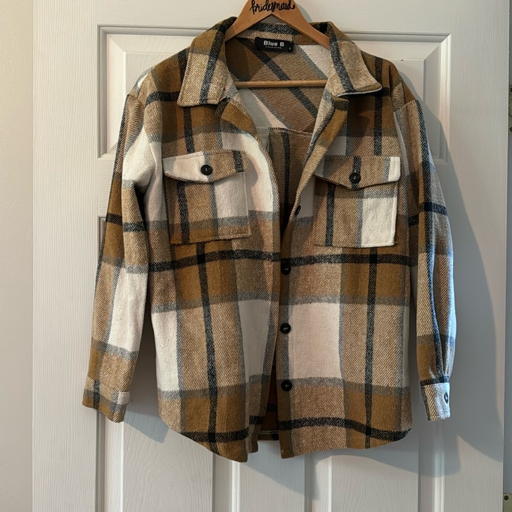 Plaid shacket